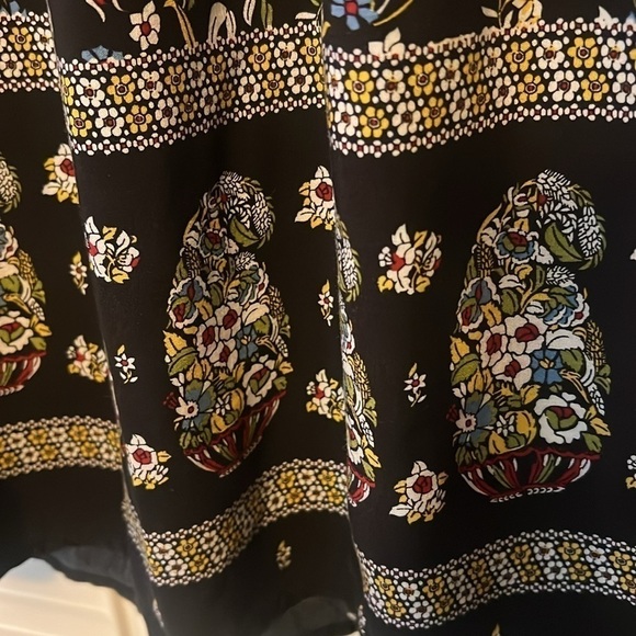 ZARA New Printed Round Neck Mini Dress babydoll - Picture 5 of 10